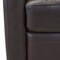 Armen Living Desi Contemporary Swivel Accent Chair in Espresso Genuine Leather LCDSCHES - alternate 4